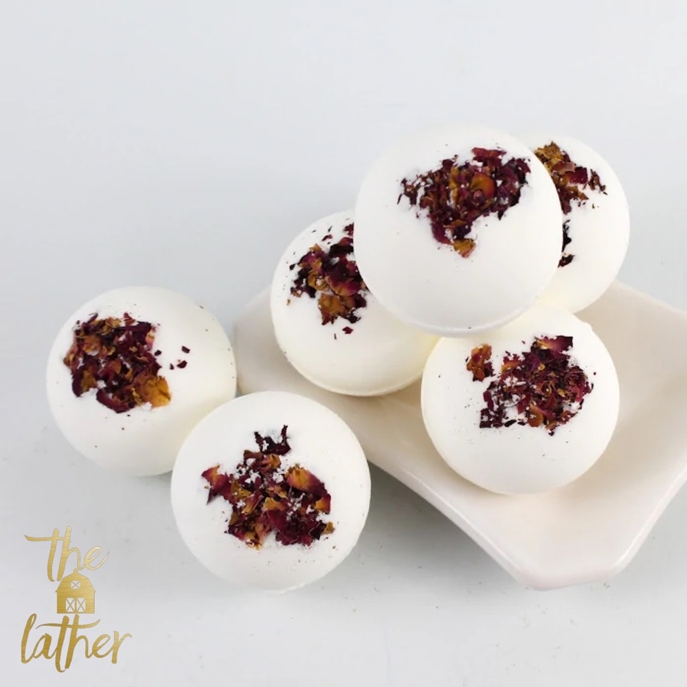 Botanicals- Geranium Rose / Rose Petals Essential Milk Bomb